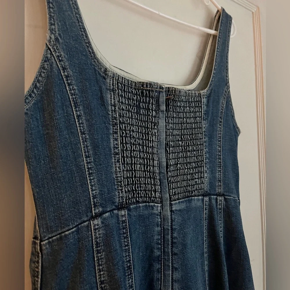 Madewell Denim Midi Dress - Picture 4 of 5